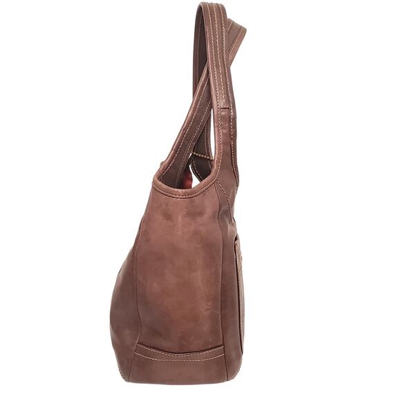 COACH Vintage 65th Anniversary Ergo Burnished Leather Shoulder Bag - Picture 5 of 8